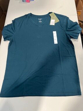 Goodfellow & Co Men’s Teal Short Sleeve V-Neck Tee